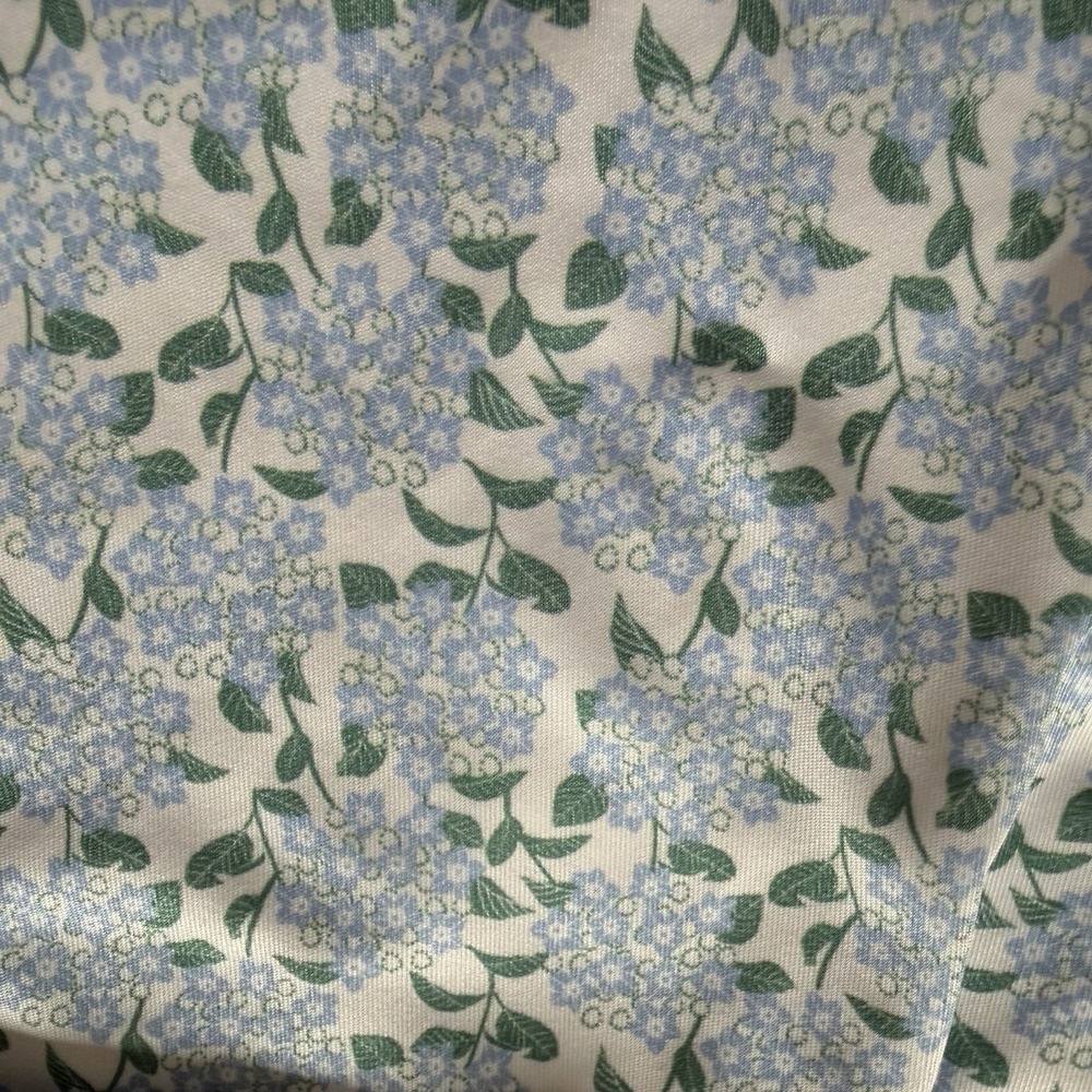 Roller Rabbit X Erica Wilson Girls Marina Nightgown Dress Floral Hydrangea Sz 6 - Picture 2 of 6